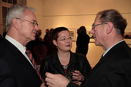 Manfred Stolpe, Martina Weyrauch und Werner Braune 