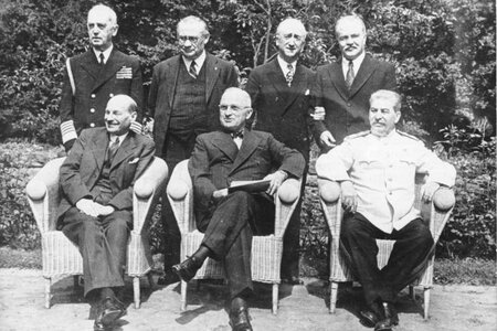 Potsdamer Konferenz der führenden Staatsmänner der drei alliierten Mächte der UdSSR, Grossbritannien und der USA 