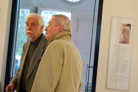 F.W. Bernstein und sein Freund Hans Asmus