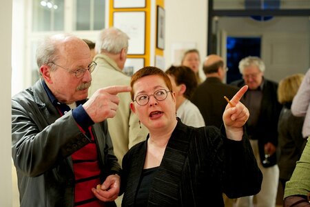 Dirk Sager und Martina Weyrauch