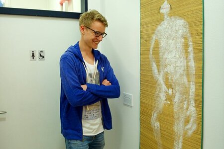 Kunst am ungewöhnlichen, aber passenden Ort