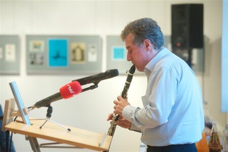 Jürgen Kupke auf der Klarinette
