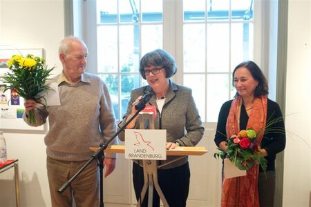 Gerhard Trost, Martina Schellhorn und Dr. Sylke Wunderlich
