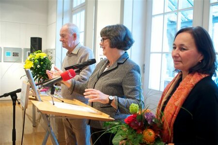 Gerhard Trost, Martina Schellhorn und Dr. Sylke Wunderlich