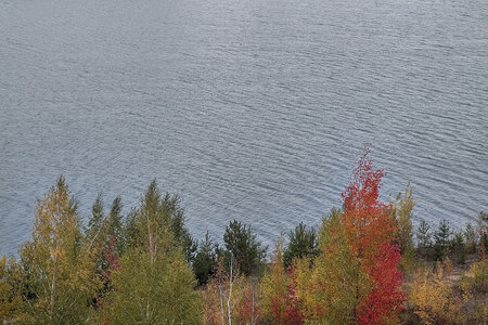 Thomas Kläber, Herbstliche Tagebaulandschaft, Klinge, 2008