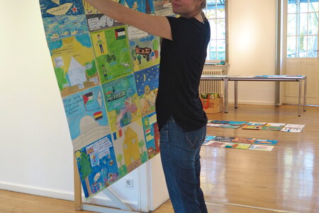 In der Ausstellung