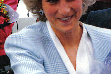 Foto der britischen Prinzessin Diana
