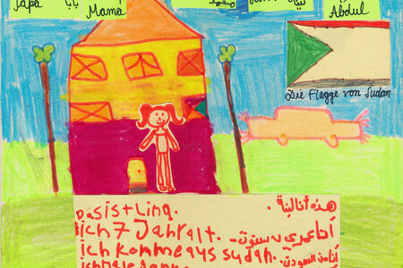 Zeichnung von Lina / Sudan