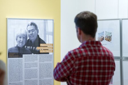 In der Ausstellung "In Brandenburg willkommen?"