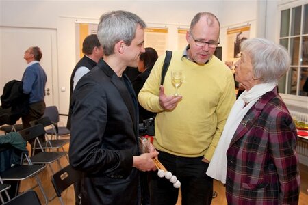 von links: Olli Bott, Johannes Schönherr und Annemarie Schönherr