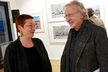 Martina Weyrauch und Prof. Bernd Guggenberger