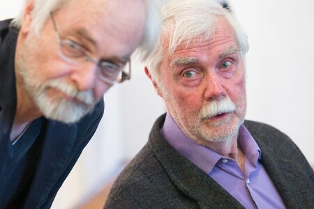 Klaus Stuttmann (links) und F.W. Bernstein