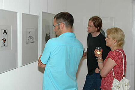 Ausstellungsbesucher