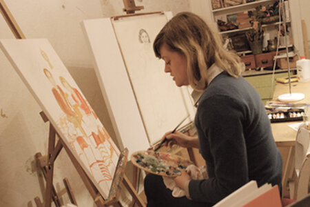 Anna Figoluschka  1976 in Berlin geboren, lebt seit 2008 in Potsdam