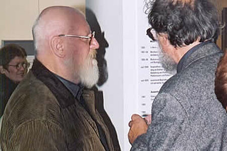 Ronald Paris (Maler) und Harald Kretzschmar (Karikaturist) (v.l.)