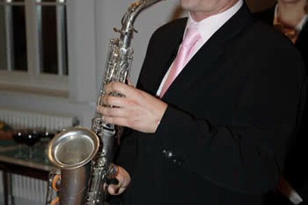 Matthias Wacker am Saxophon