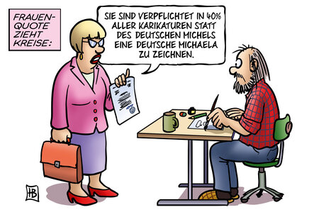 Karikatur von Harm Bengen