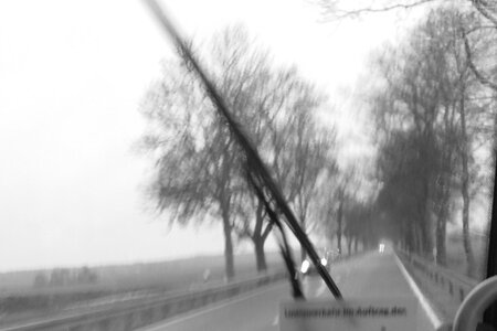Brandenburg, vom Bus aus gesehen. Bild: Theresa