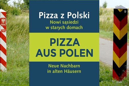 Flyer zur Ausstellung Pizza aus Polen
