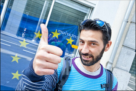 Daumen hoch für Europa