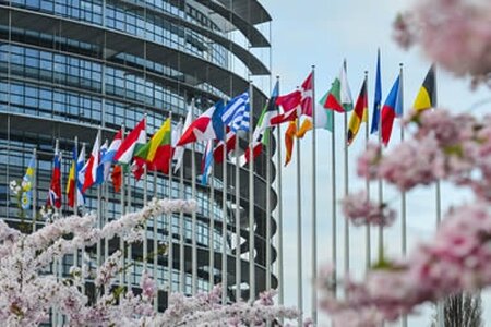 Das Europäische Parlament in Straßburg 