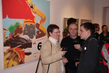 In der Ausstellung