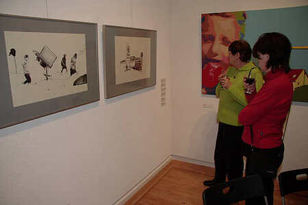In der Ausstellung