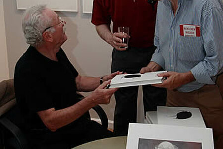 Karikaturisten-Treffen: Walter Hanel, F.W. Bernstein und Philipp Heinisch