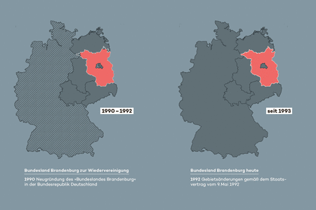 Karte 1990 - 1992 und seit 1993