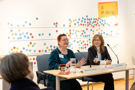 Martina Weyrauch und Jana Steinke