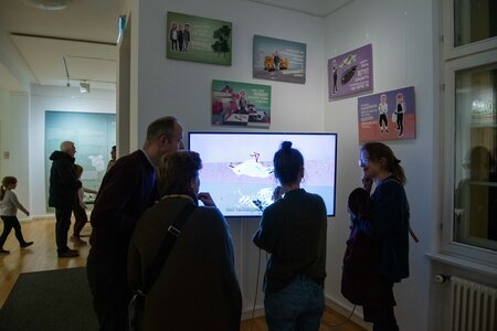 Einblick in die Ausstellung Klimawandel und Nachhaltigkeit in Brandenburg