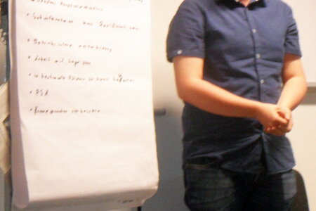 Präsentation der Ergebnisse vom Workshop