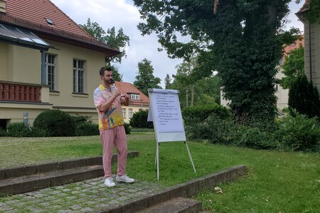 Sebastian Klusmann beim Brandenburg-Quiz 2024