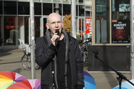Christian Müller beim CSD Cottbus