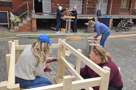 Stadtmöbel bauen für Perleberg