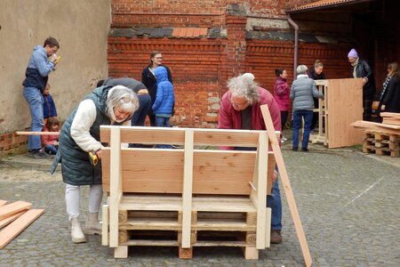 Stadtmöbel bauen für Perleberg