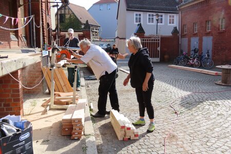 Stadtmöbel bauen für Perleberg