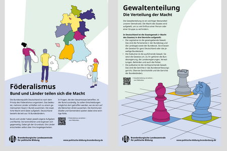 Ausstellungsplakat "Grundbegriffe der Demokratie"