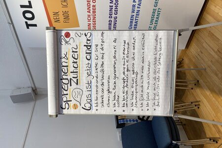 Auswertung der Methode "Sprechen und Zuhören"