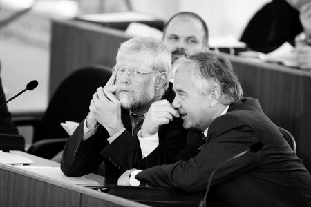 Hinrich Enderlein und Manfred Stolpe 1994