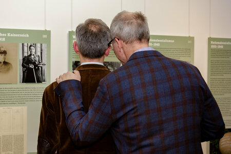 Zur Ausstellungseröffnung in der Landeszentrale