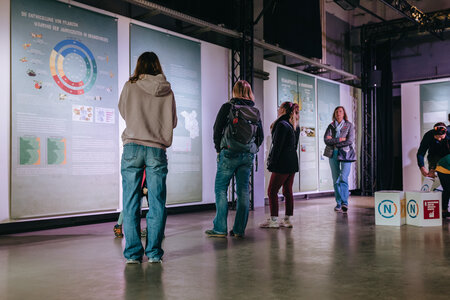 Die Klimaausstellung in den Räumen der Kulturgiesserei Schöneiche