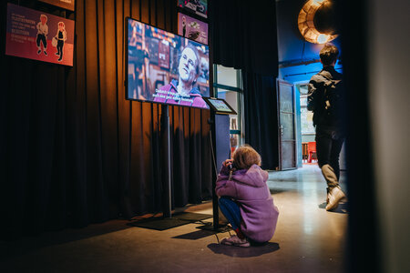 Die Klimaausstellung in den Räumen der Kulturgiesserei Schöneiche
