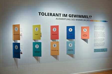 In der Ausstellung "ToleranzRäume"