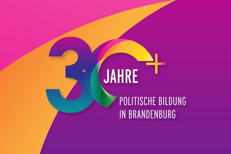 Logo 30 Jahre Politische Bildung Brandenburg