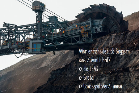 Wer entscheidet, ob Baggern eine Zukunft hat?