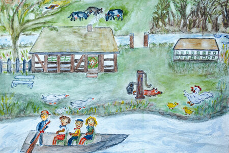 Tempera. Familie bedeutet für mich die Erinnerung an meine Kindheit im Spreewald