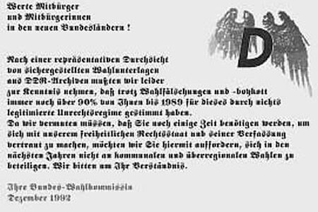 Bitte zurücktreten!!!  1992, Wachsdruck