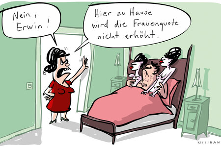 Karikatur von Kittihawk