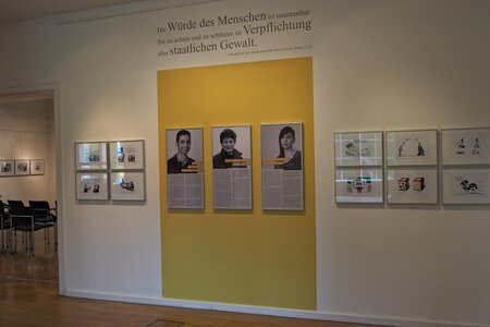 In der Ausstellung "In Brandenburg willkommen?"
